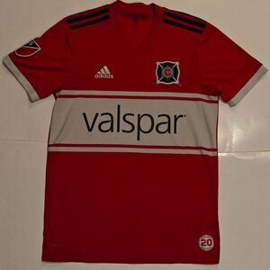 Chicago Fire 18/19 Home Jersey Adidas Men’s Size M MLS Soccer Vintage Fire FC